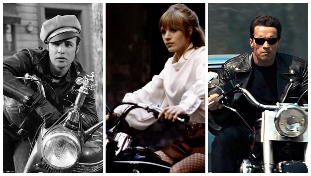 Brando en 'Salvaje', Marianne Faithfull en ‘La chica de la motocicleta’ y Schwarzenegger en 'Terminator 2'.