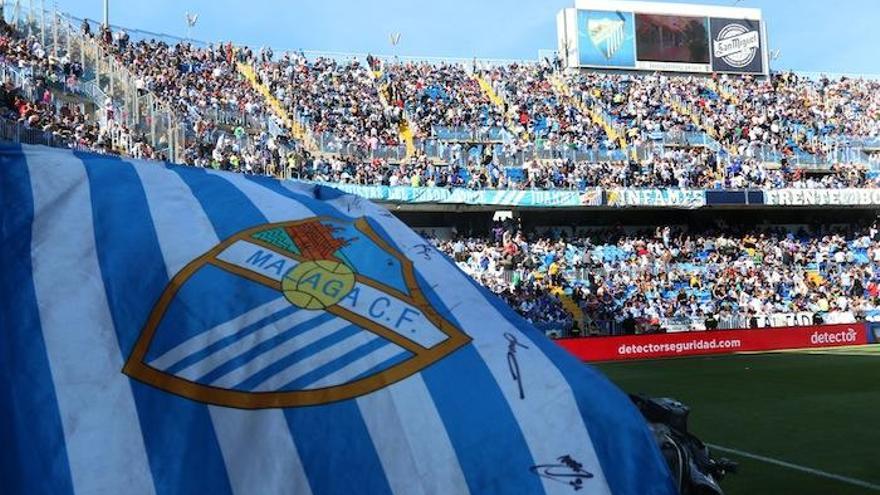 El estadio malaguista ya registró un buen aspecto ante el  Espanyol en el último partido en casa