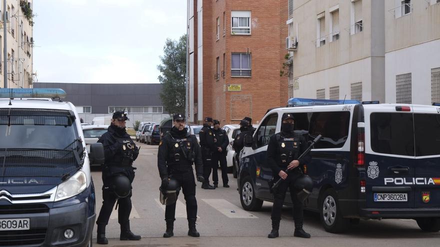 Tres detenidos en la operación policial contra el crimen organizado en Badajoz