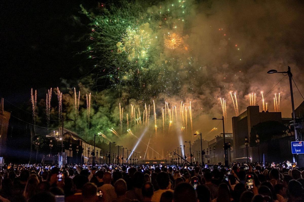 El Piromusical cierra la Mercè a ritmo de Sónar