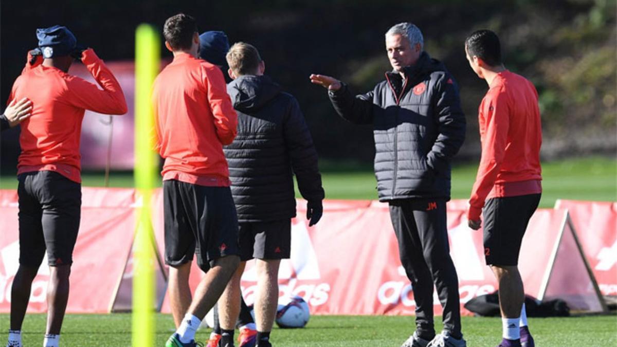 Mourinho pasa de los entrenamientos