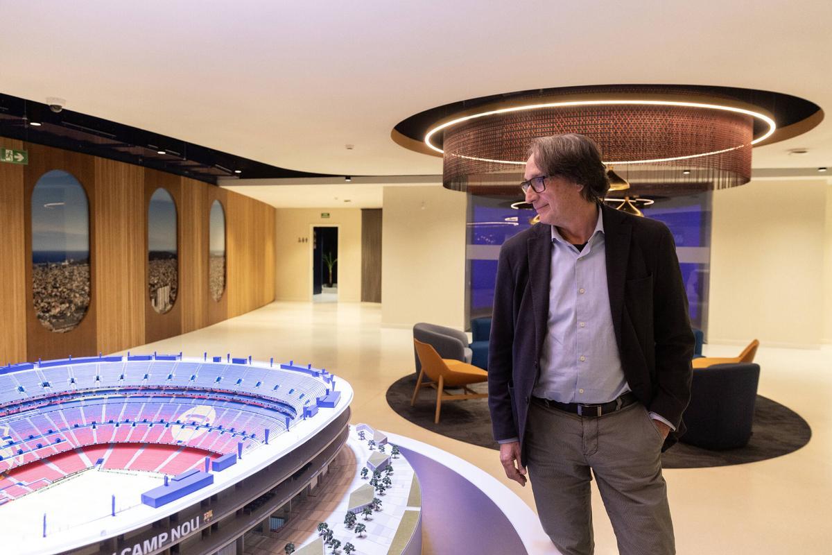 Jordi Portabella, director de sustenibilidad del FC Barcelona fotografiado en las oficinas del FCB. 20 de noviembre de 2025