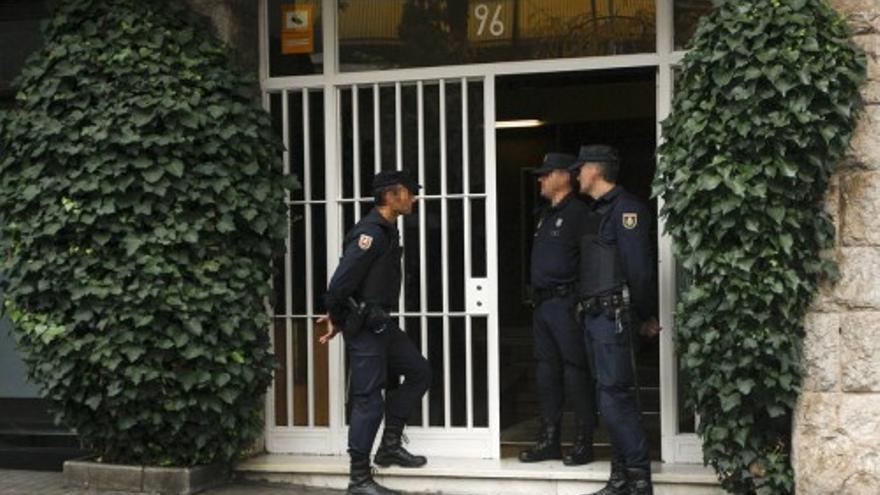 Registro policial en la casa de Jordi Pujol