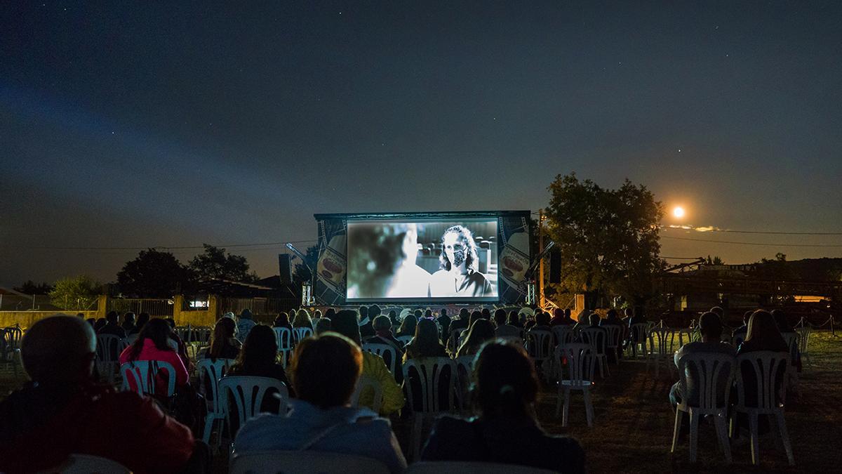 Una noche de proyección en el Corterafest del año pasado.