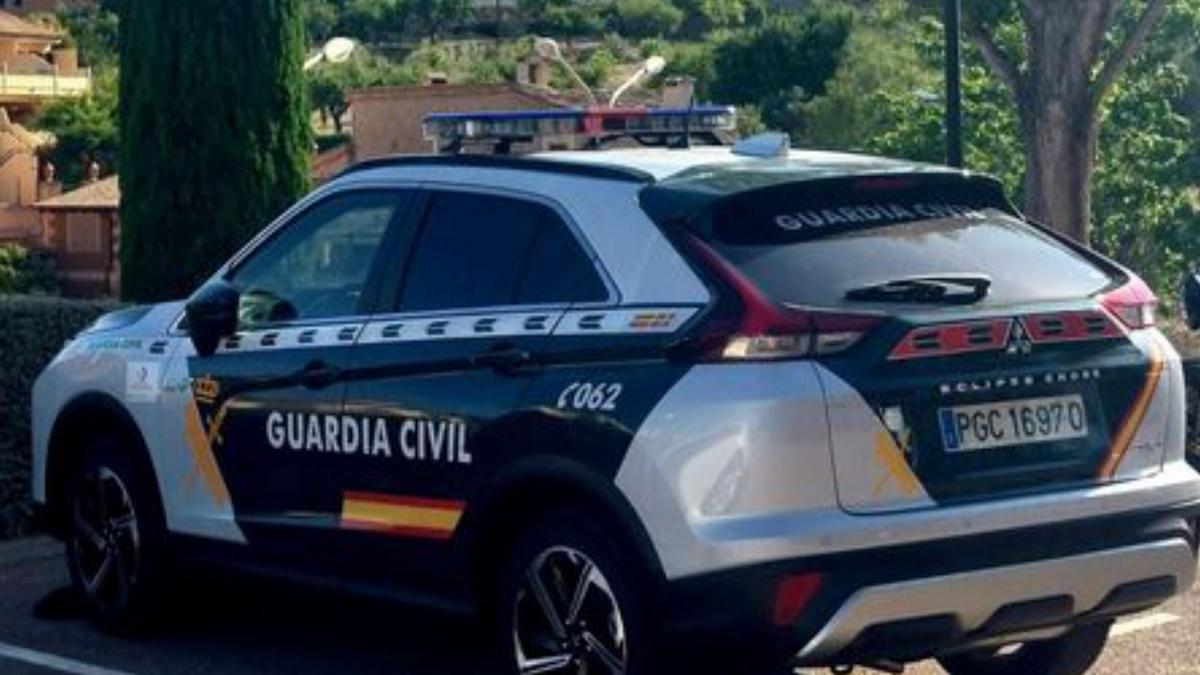 Un coche de la Guardia Civil en Calvià.