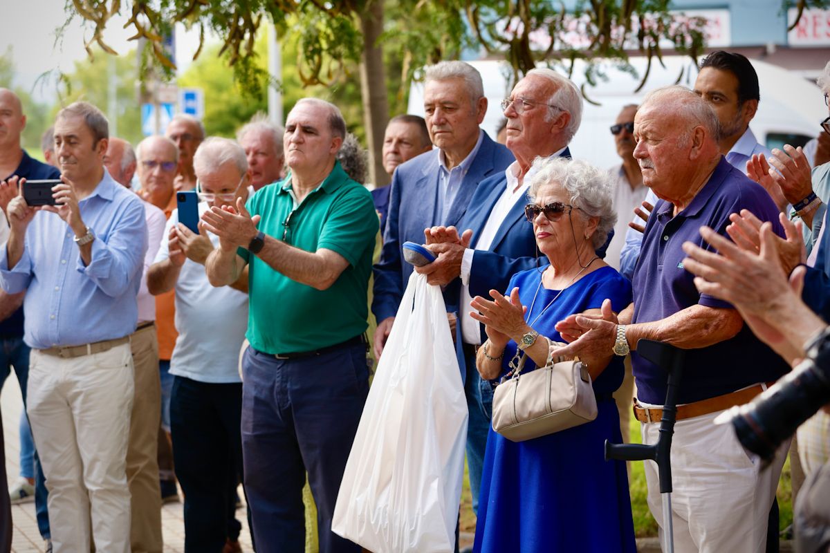 Inauguración de la Glorieta Juan García Díaz 'Juanín'