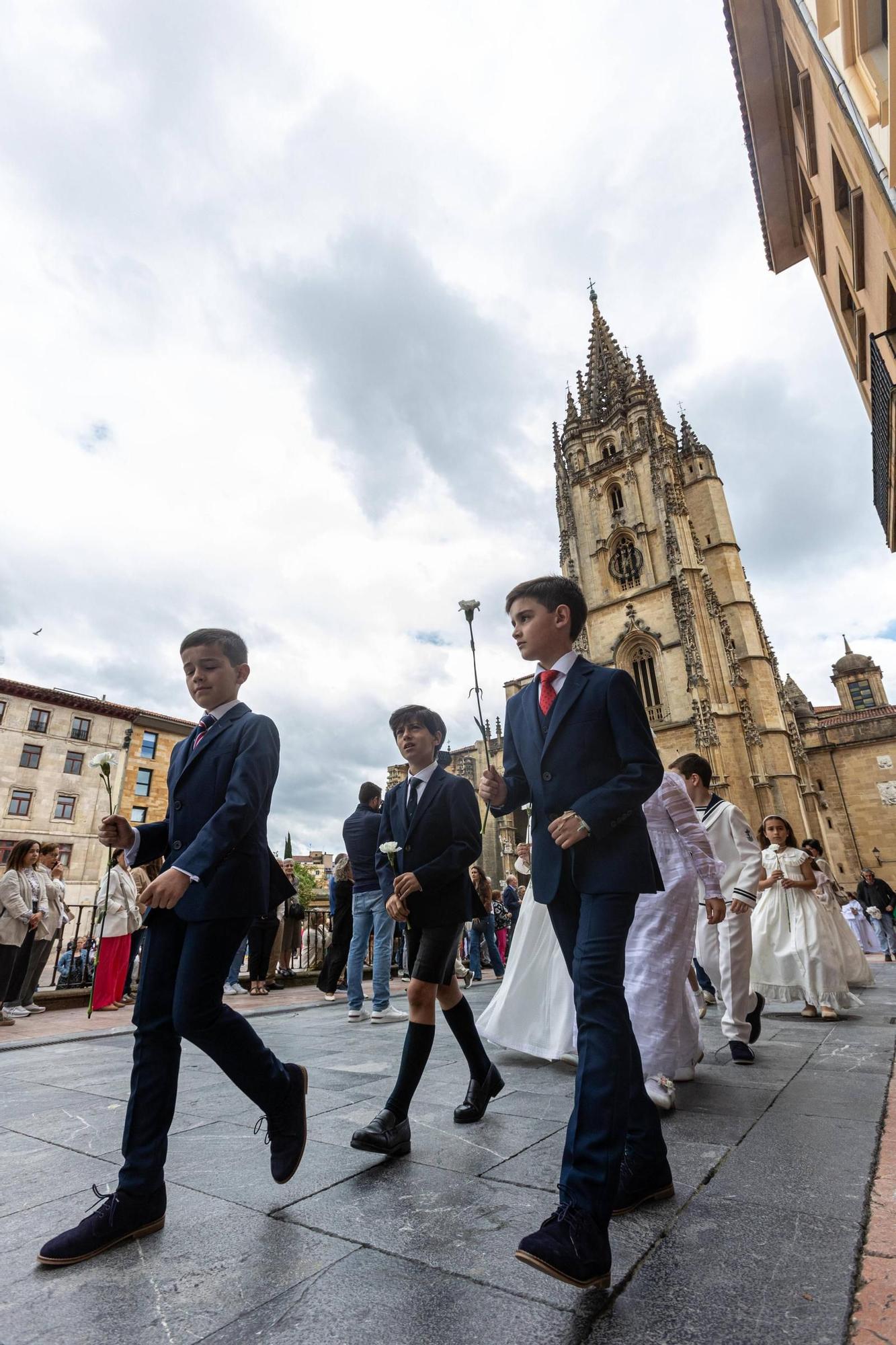 Celebración del Corpus en la Catedral de Oviedo