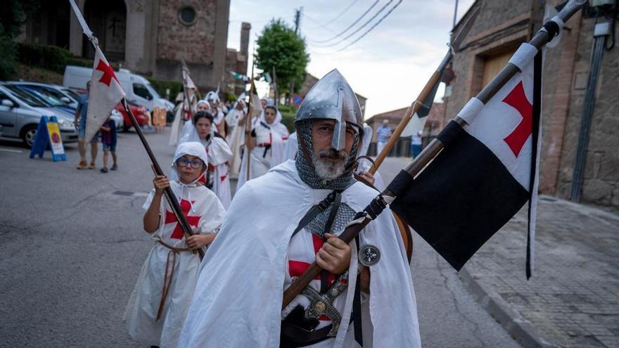 La festa de Puig-reig que recorda el seu passat templer