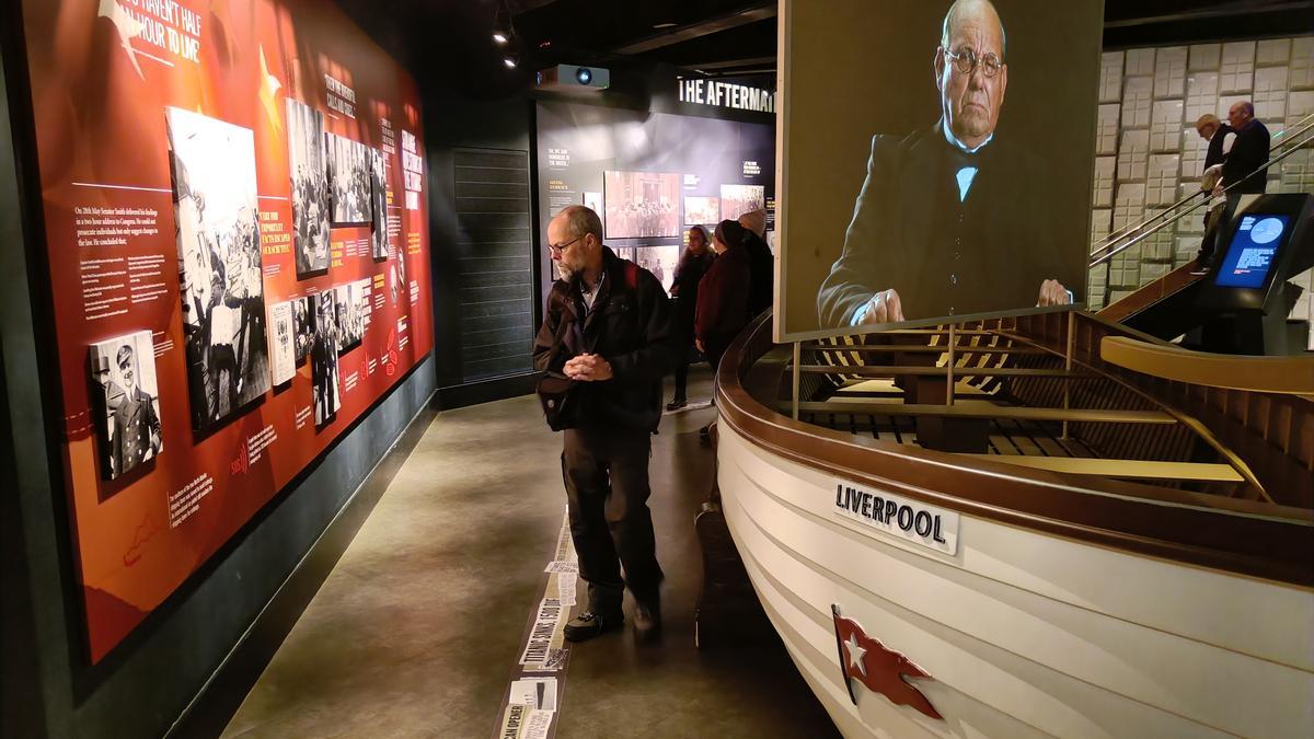 Visitantes en el Titanic Museum