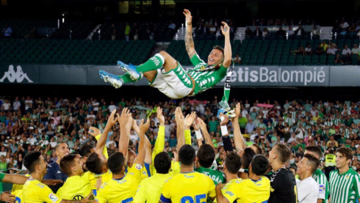 Homenaje a Rubén Castro en el Villamarín.