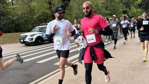 Zohran Mamdani, en una prueba de 5k en Nueva York