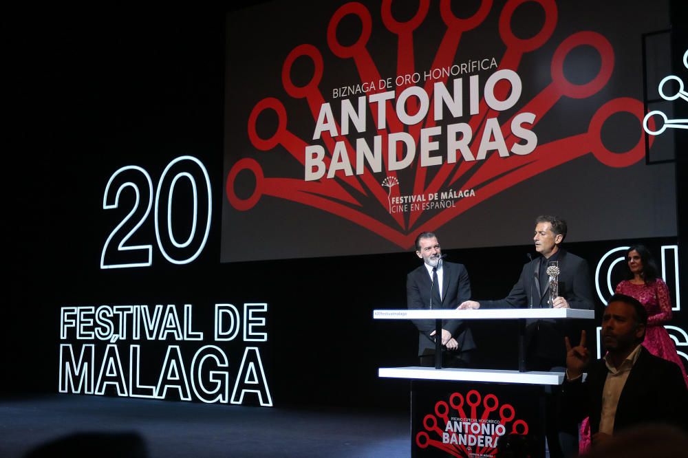 Antonio Banderas, Biznaga de Oro honorífica del Festival de Málaga