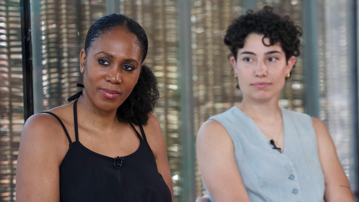 Cindy Lima and Ainhoa ​​López, during the conversation