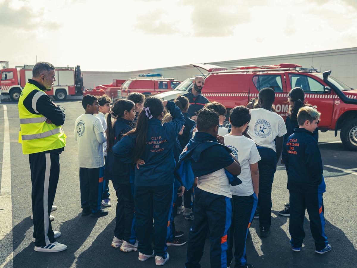 Jornadas educativas por el 35º aniversario de los bomberos de Lanzarote