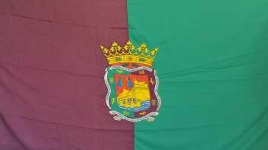 El pendón o bandera de la ciudad de Málaga