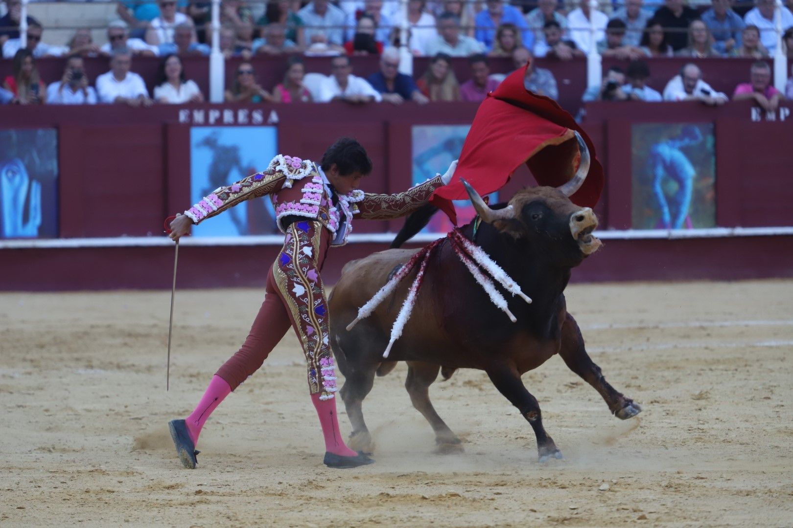 Roca Rey desata la locura en la "Picassiana" de Málaga