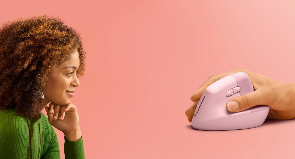Ratón ergonómico Lift Vertical de Logitech