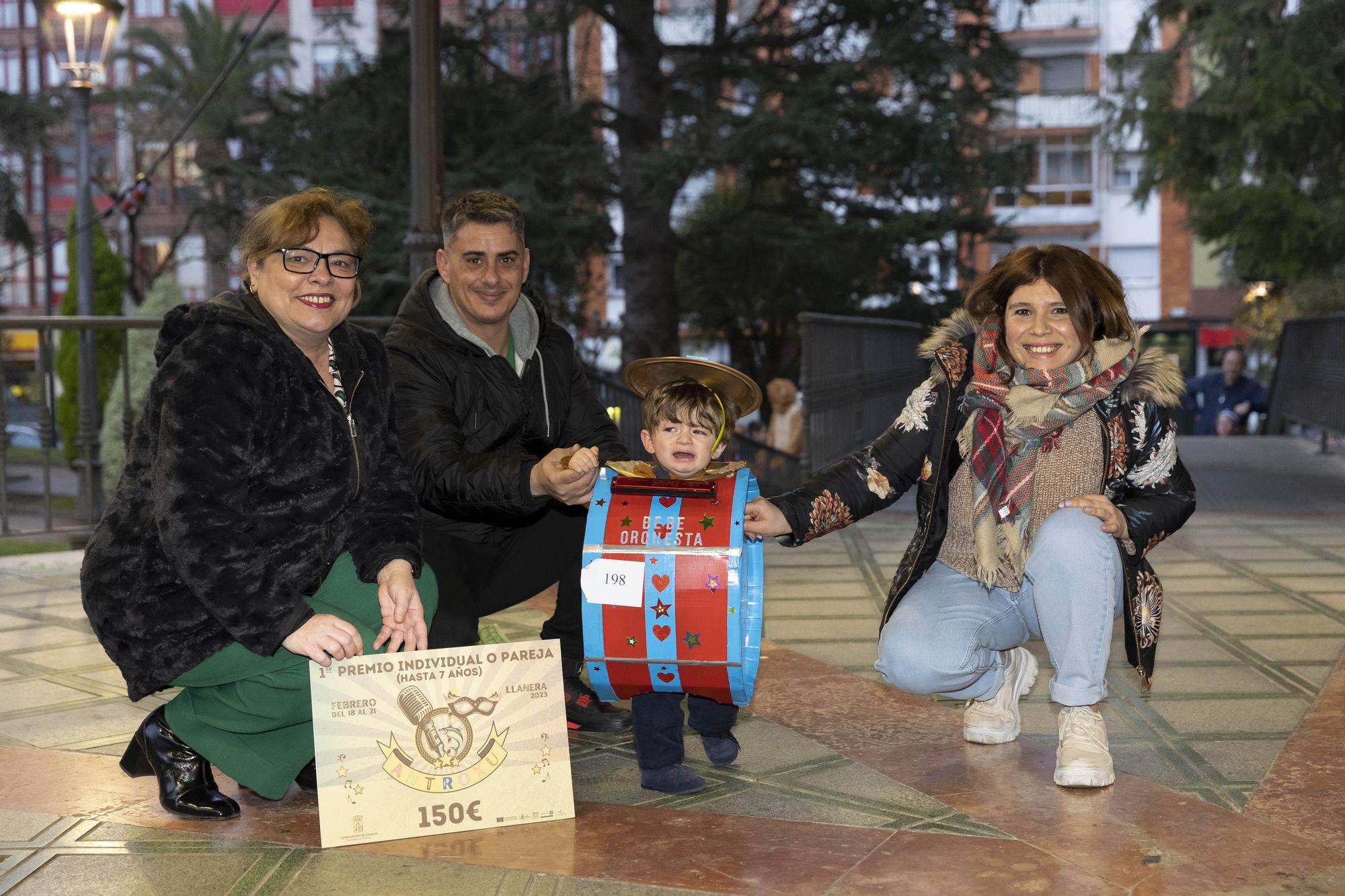 Antroxu a todo volumen con música del festival "Bebémastic": así fue el concurso infantil de Llanera