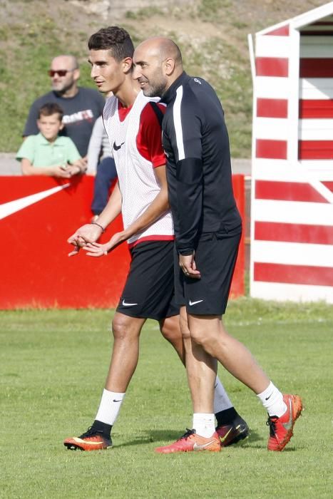 Entrenamiento del Sporting del 01/11/2016