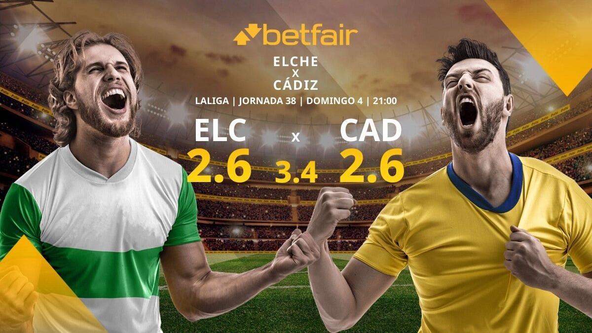 Elche CF vs. Cádiz CF: alineaciones, horario, TV, estadísticas y pronósticos LaLiga