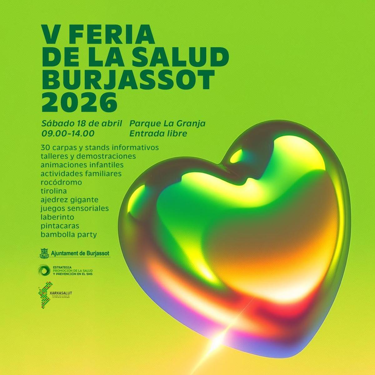 Feria de la salud de Burjassot, en su quinta edición.