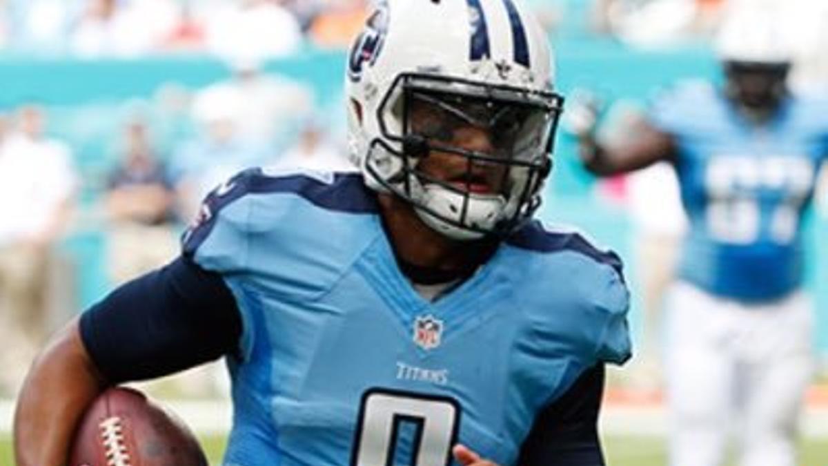 Marcus Mariota, con los Titans.