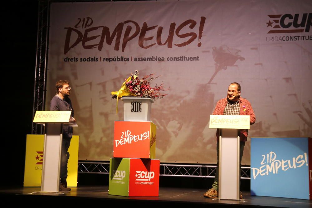 Acte electoral de la CUP a Girona