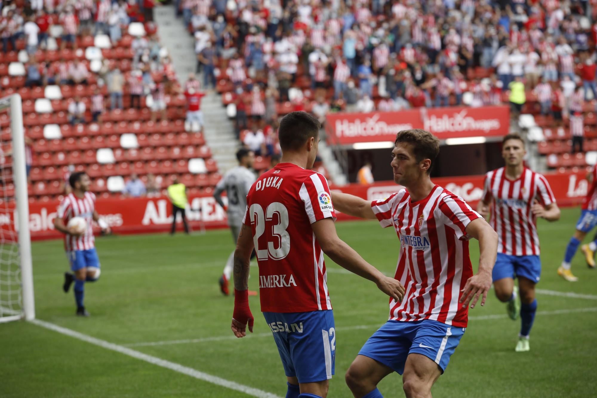 Sporting - Málaga, en imágenes