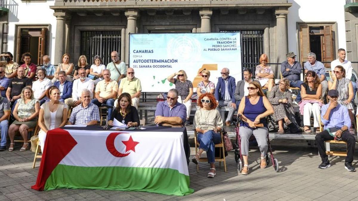 Organizaciones canarias que apoyan al Frente Polisario como único portavoz del Sáhara Occidental.