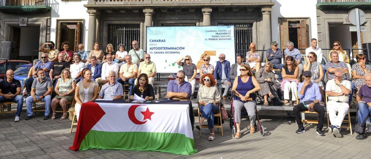 Organizaciones canarias que apoyan al Frente Polisario como único portavoz del Sáhara Occidental.