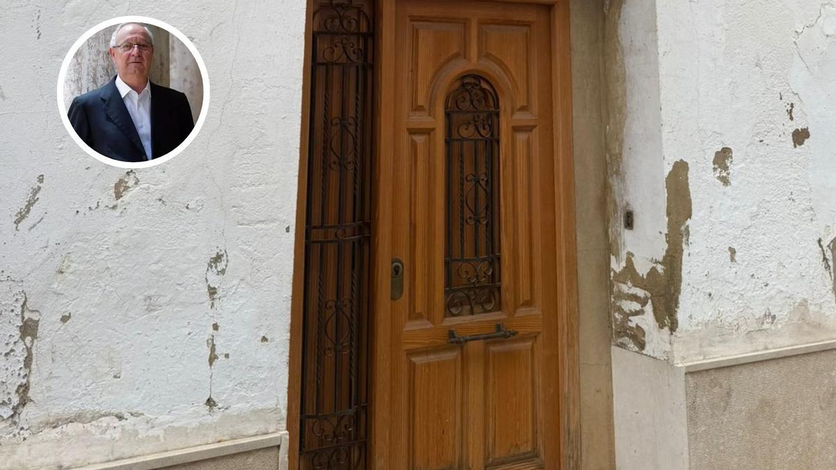 Imagen de la casa en la que nació Ricard Pérez Casado, en Nàquera.