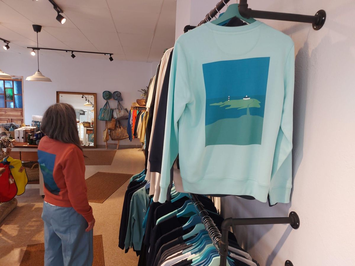 Vista de la tienda.