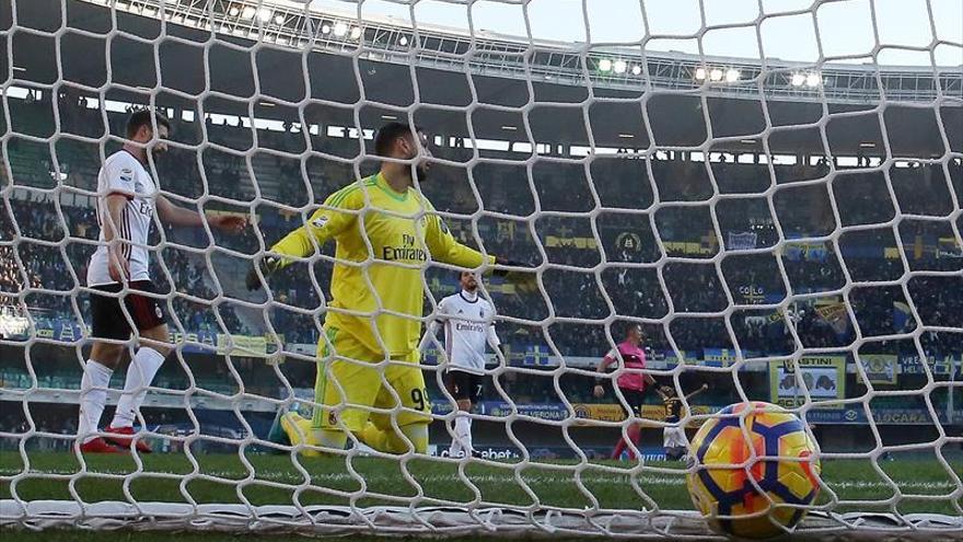 El Milan sufre un rapapolvo ante el Verona