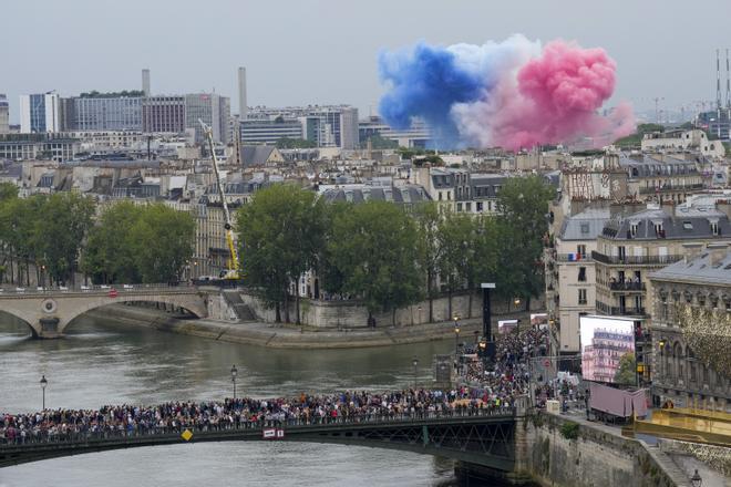 Las mejores imágenes de la ceremonia de inauguración de los Juegos olímpicos de París 2024
