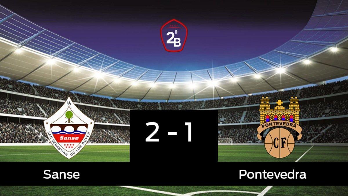 Victoria 2-1 del Sanse frente al Pontevedra