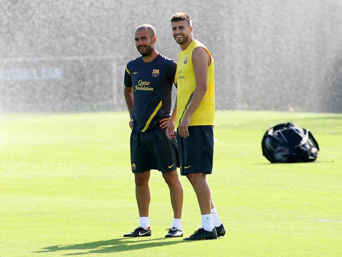 En 2011, con Pep Guardiola