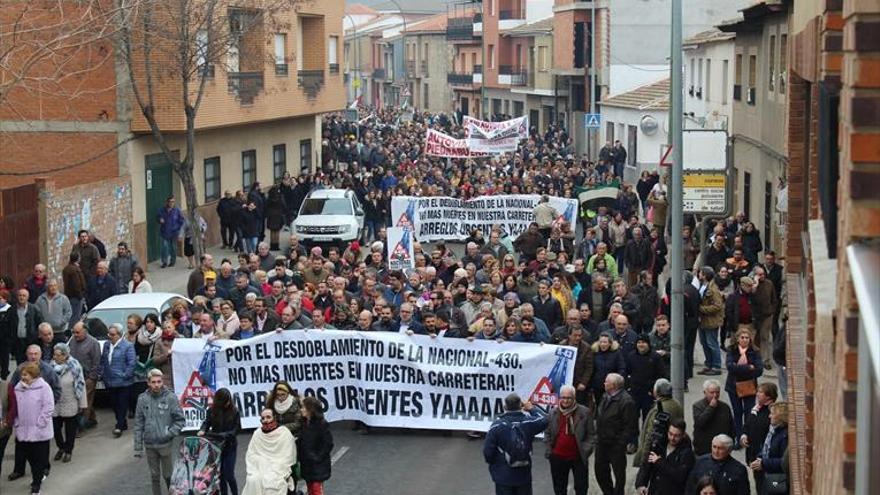 Los alcaldes de la N-430 se reúnen el martes para acordar nuevas protestas