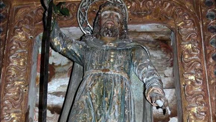 Talla de San José del siglo XVIII que será restaurada por Acamo.