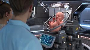 Ensayo de útero artificial con un bebé humano artificial.