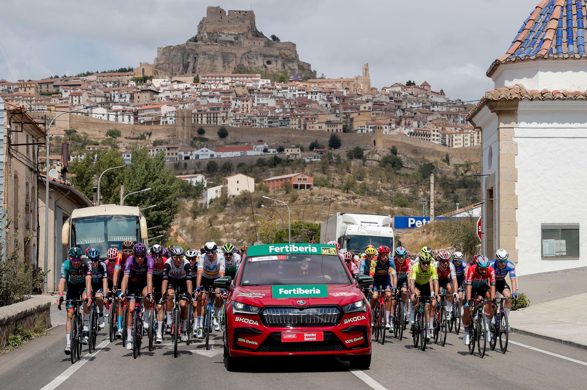 Las imágenes de la etapa de la Vuelta a España entre Morella y Borriana