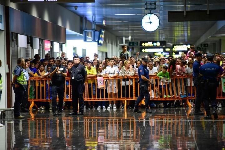 LLegada del Madrid al Aeropuerto de Gran Canaria