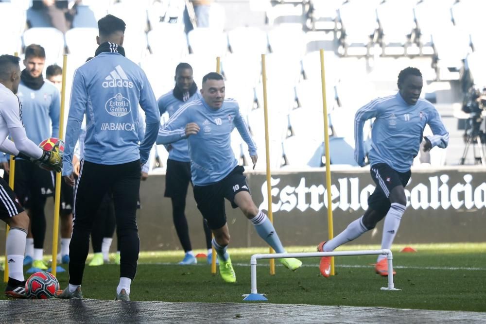 El Celta prepara la pólvora para revivir ante la Real Sociedad. // J. Lores