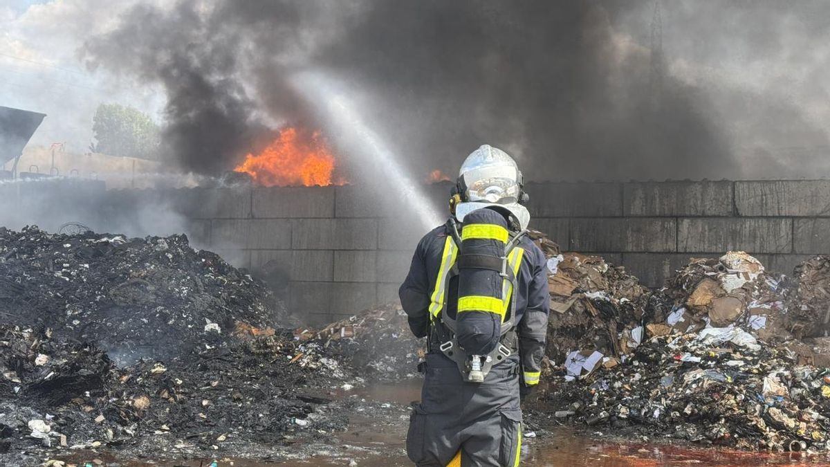 Incendio en San Fernando de Henares