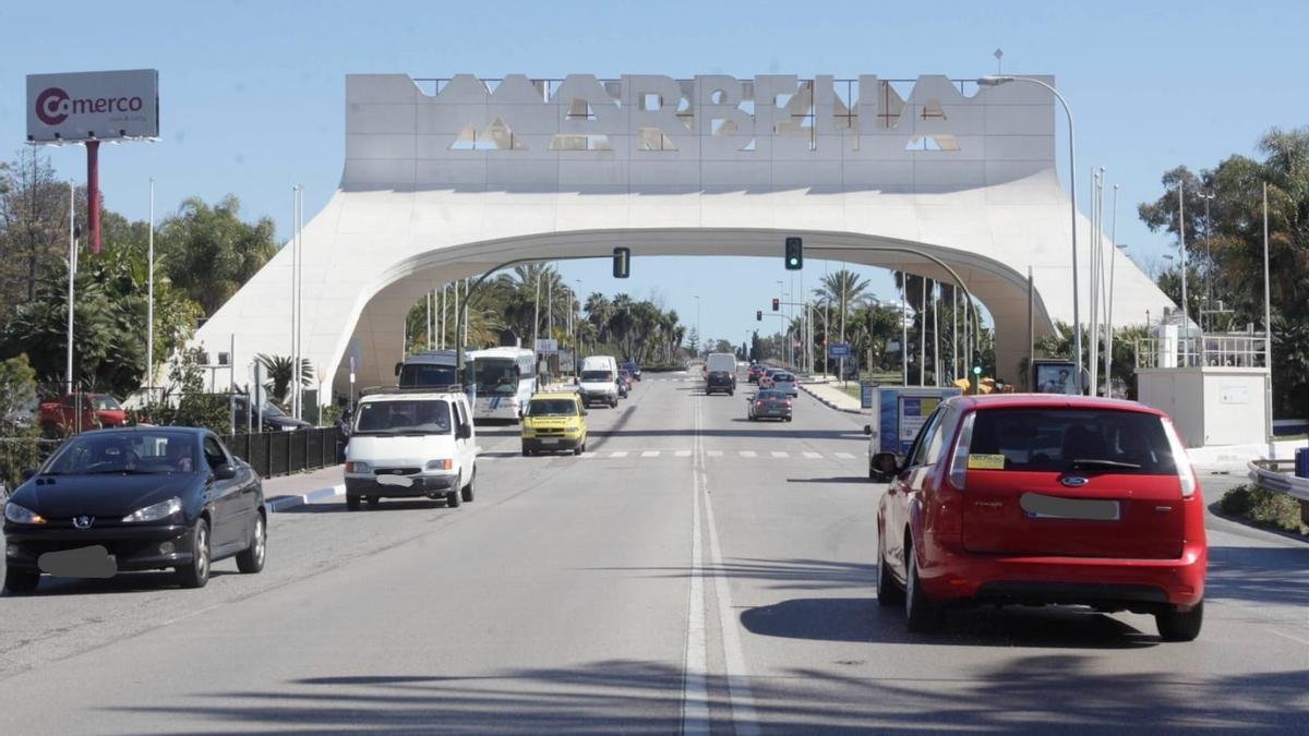 Arco de entrada a Marbella