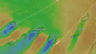 Aumento de temperaturas y fuertes vientos este lunes en Canarias