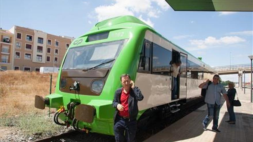 Elvas y Badajoz recuperan la conexión por ferrocarril después de 6 años