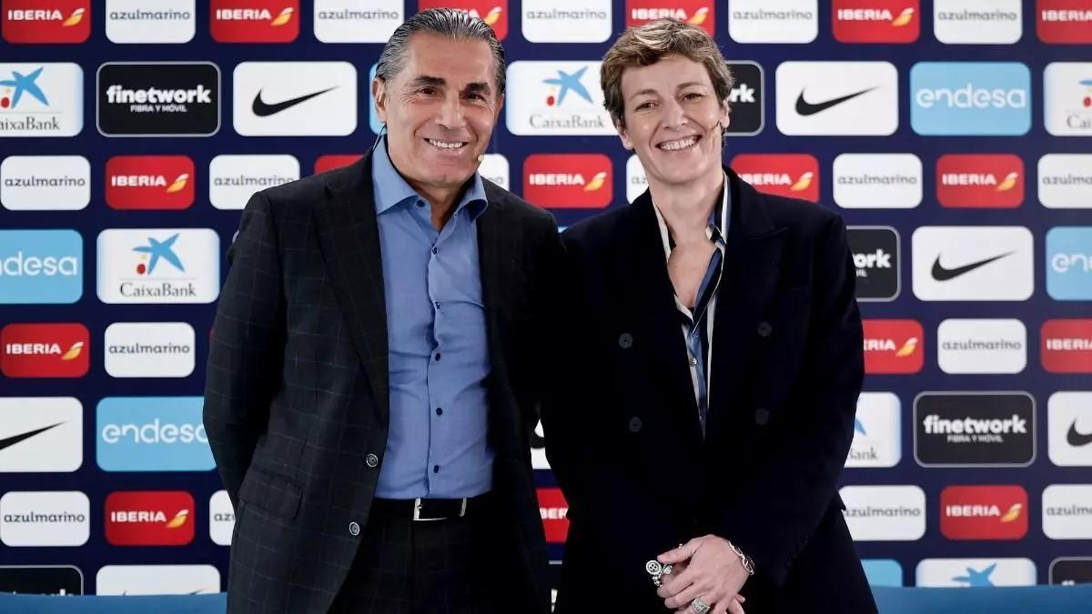 Sergio Scariolo y Elisa Aguilar.