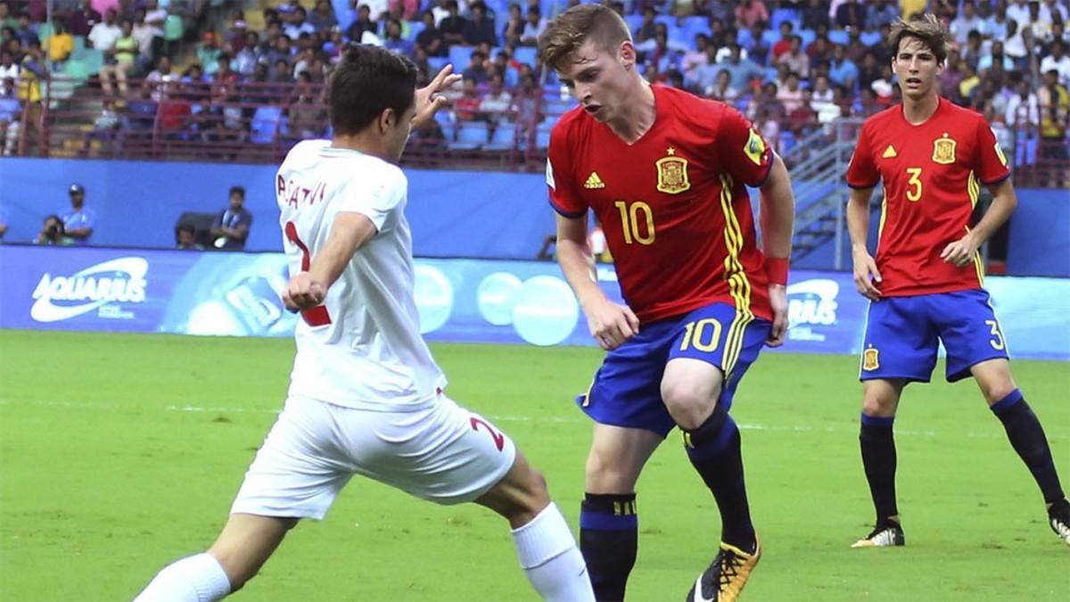 Sergio Gómez marcó el que puede ser el gol del Mundial