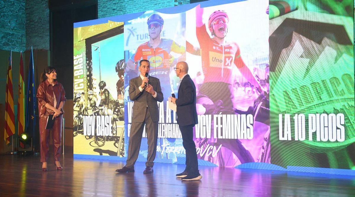 El director general de la Volta a la Comunitat Valenciana, Ángel Casero, en la presentación oficial de este 2026.