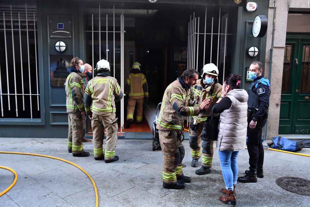 Incendio en la calle de la Estrella